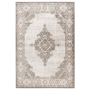 Lalee Milas 120 x 170 cm Vloerkleed Zilver / Beige 204