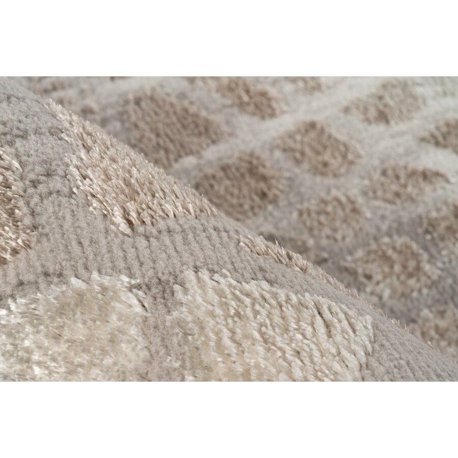 Milas 200 x 290 cm Vloerkleed Zilver / Beige 202 Milas 200 x 290 cm Vloerkleed Zilver / Beige 202