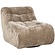 Rosy Taupe Chenille Draaifauteuil