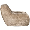 Rosy Taupe Chenille Draaifauteuil