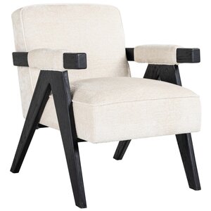 Richmond Interiors Cooper Wit Chenille Fauteuil