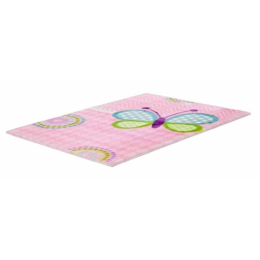 Lollipop Kindervloerkleed Vlinder 120 x 170 cm