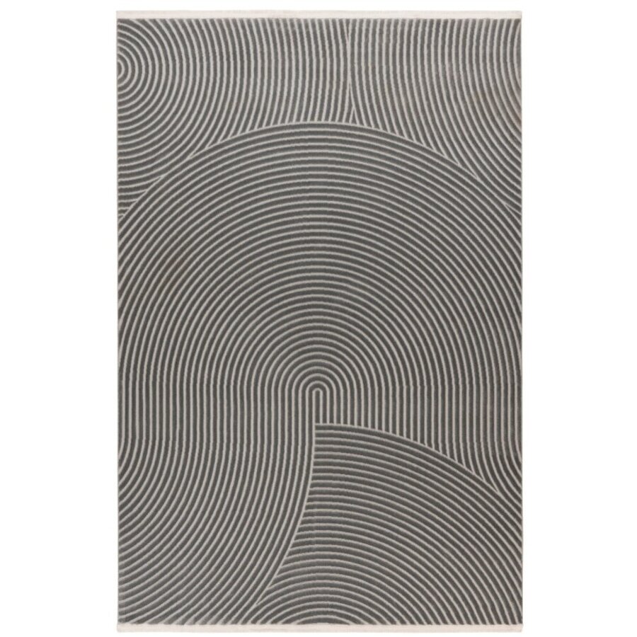 Elif 120 x 170 cm Vloerkleed Grijs 402 Elif 120 x 170 cm Vloerkleed Grijs 402