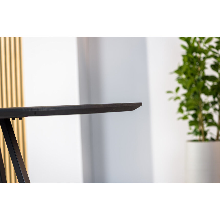 Woodland Ovaal 160 cm Eetkamertafel Zwart Woodland Ovaal 160 cm Eetkamertafel Zwart