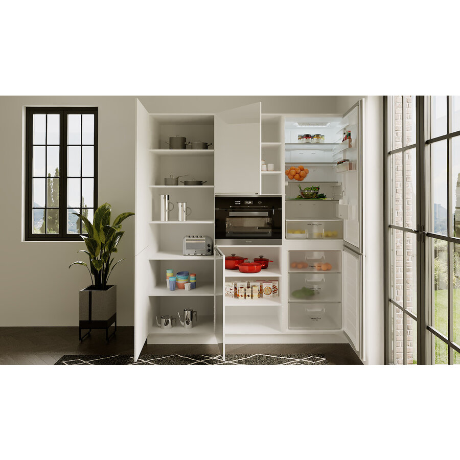 Eco Kardemom Parallel Keuken Hoogglans Alpine Wit Eco Kardemom Parallel Keuken Hoogglans Alpine Wit