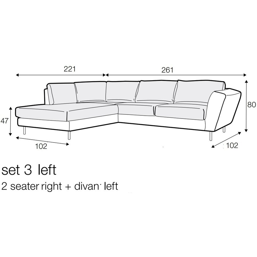 Gustav Set 3 Rechts / Links Gustav Set 3 Rechts / Links