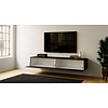Levana Turin Zwart 180 cm TV Wandmeubel Levana Turin Zwart 180 cm TV Wandmeubel