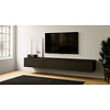 Turin Zwart 270 cm TV Wandmeubel