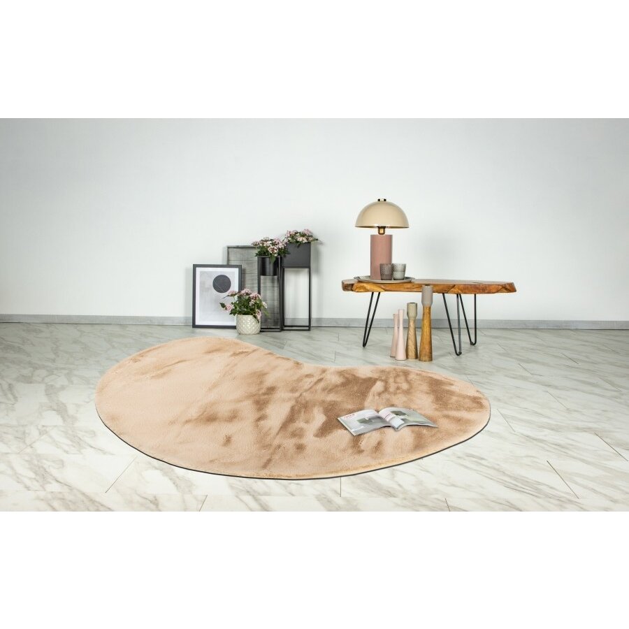 Heaven Organische Vorm Vloerkleed Beige Heaven Organische Vorm Vloerkleed Beige