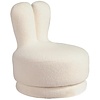 Bunny Teddy Wit Kinder Draaifauteuil