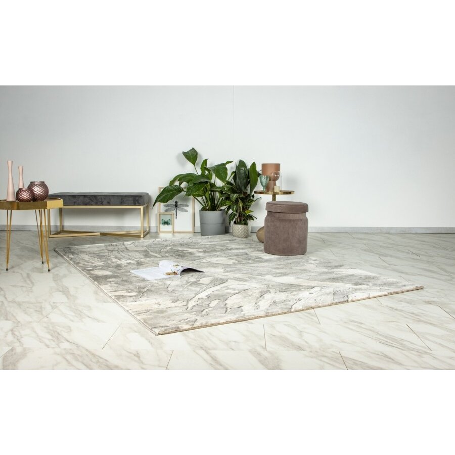 Monet 120 x 170 cm Vloerkleed Zilver Monet 120 x 170 cm Vloerkleed Zilver