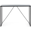 Glam Glazen Sidetable Zwart