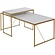 Glam Goud / Marmer Salontafel Set