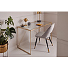 Glam Glas / Goud Bureautafel