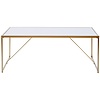 Glam Goud / Marmer Salontafel 120 x 60 cm