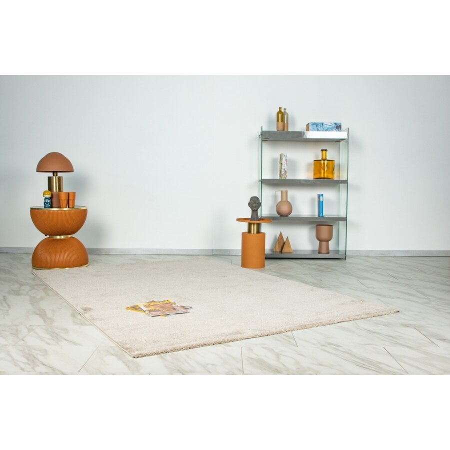 Trendy Uni 200 x 290 cm Vloerkleed Beige Trendy Uni 200 x 290 cm Vloerkleed Beige