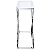 Xtra Glas / Chroom Sidetable