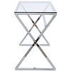 Xtra Glas / Chroom Bureautafel