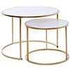 Sol Goud / Marmer Salontafel Set