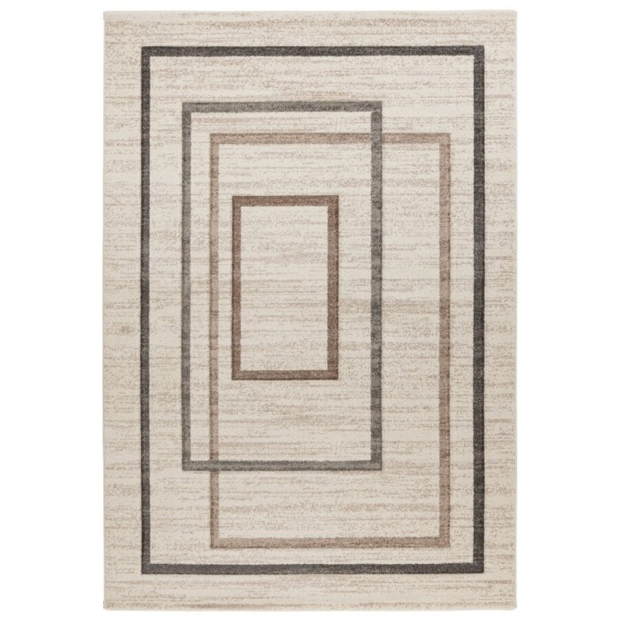 Trendy Carving 200 x 290 cm Vloerkleed Beige / Zilver Trendy Carving 200 x 290 cm Vloerkleed Beige / Zilver