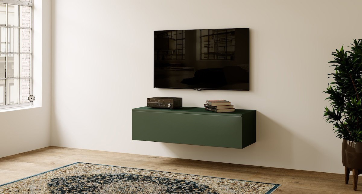 Artego Design Levana Soft Pro Groen 123 cm TV Wandmeubel