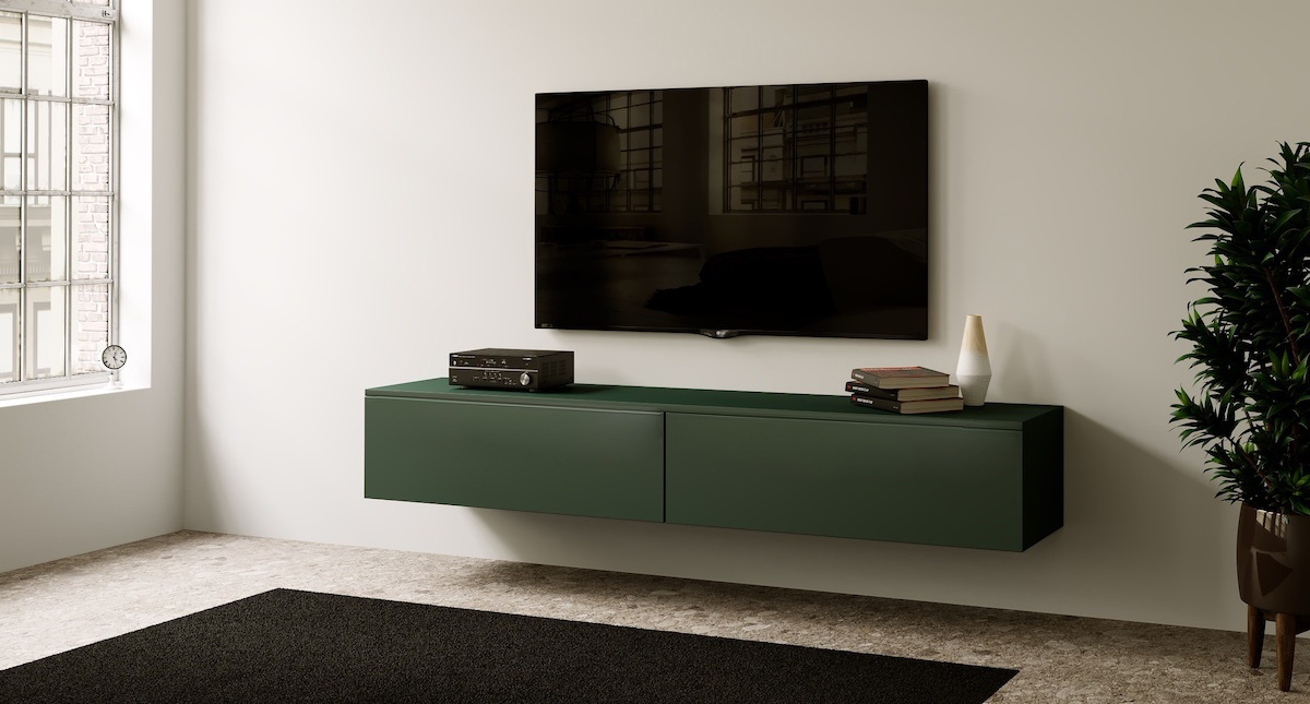 Artego Design Levana Soft Pro Groen 183 cm TV Wandmeubel