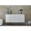 Carve Wit / Goud Dressoir 2-Deuren 3-Lades