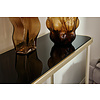 Circo Zwart Glas / Goud Sidetable