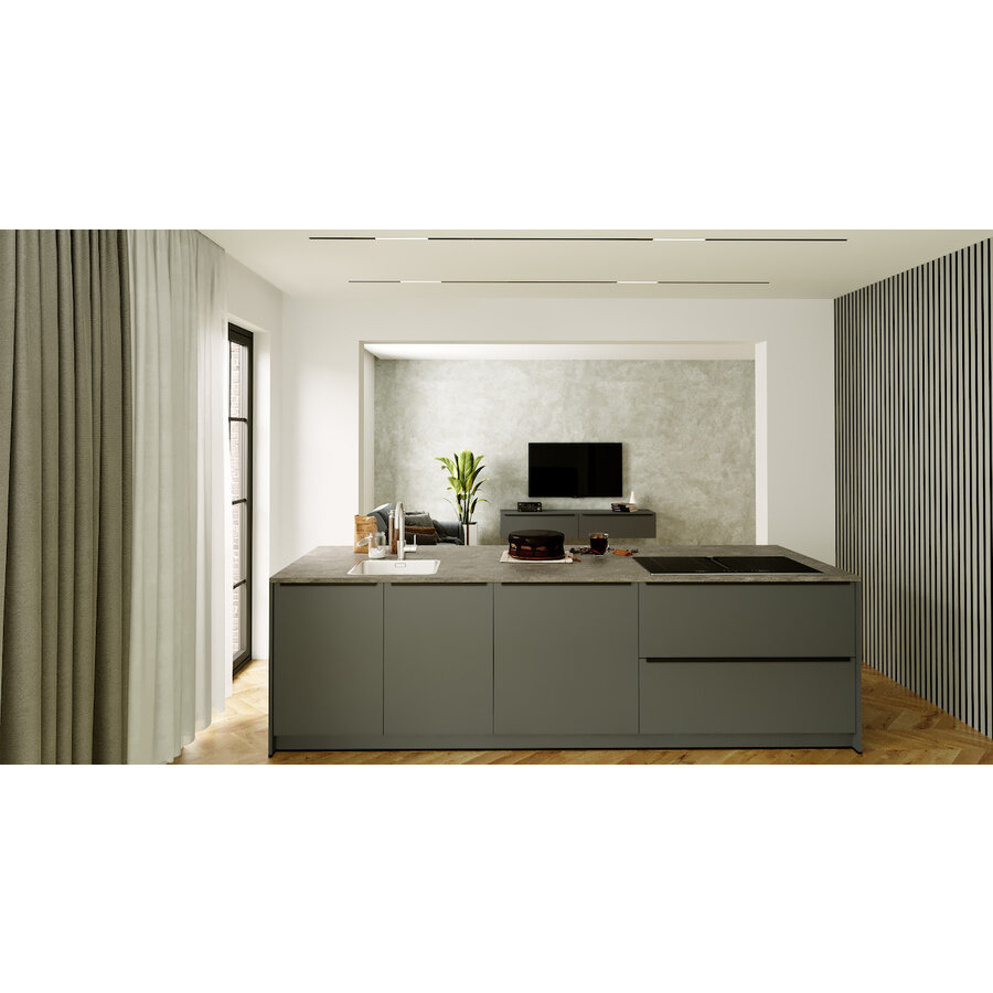 Turin Dragon Eiland Keuken Grafiet Turin Dragon Eiland Keuken Grafiet