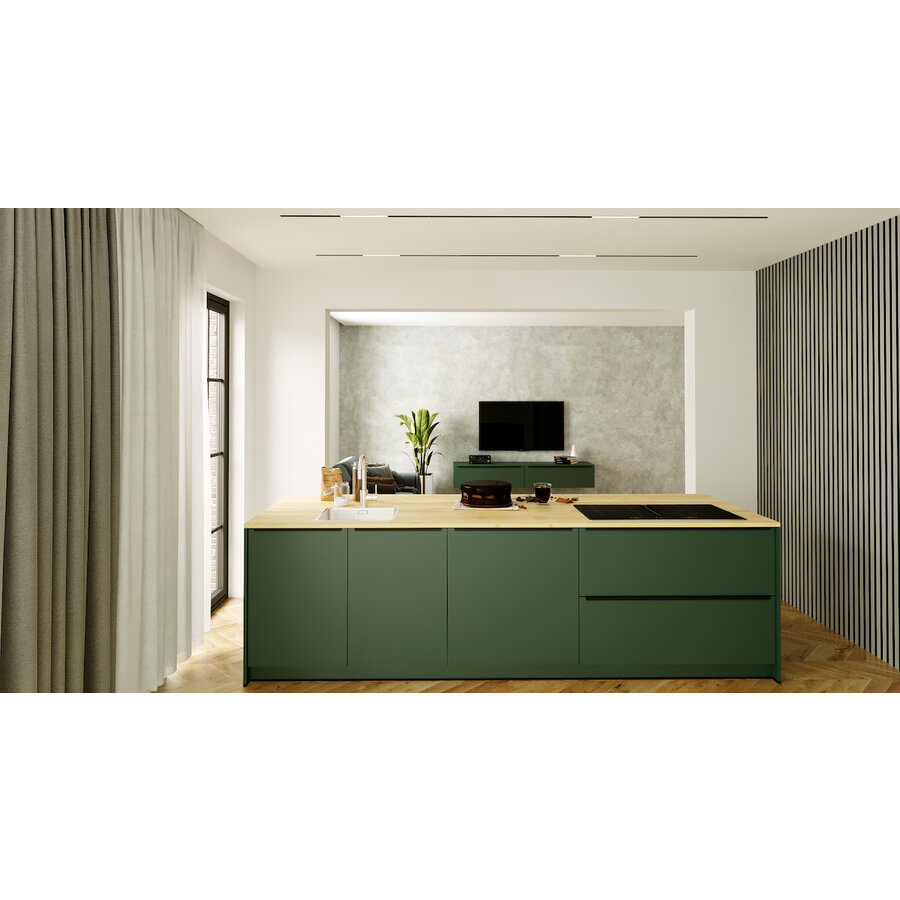 Soft Pro Dragon Eiland Keuken Groen Soft Pro Dragon Eiland Keuken Groen