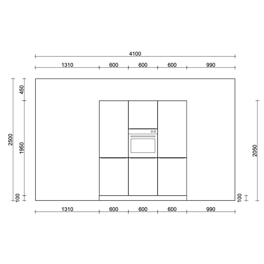 Turin Dragon Eiland Keuken Cashmere