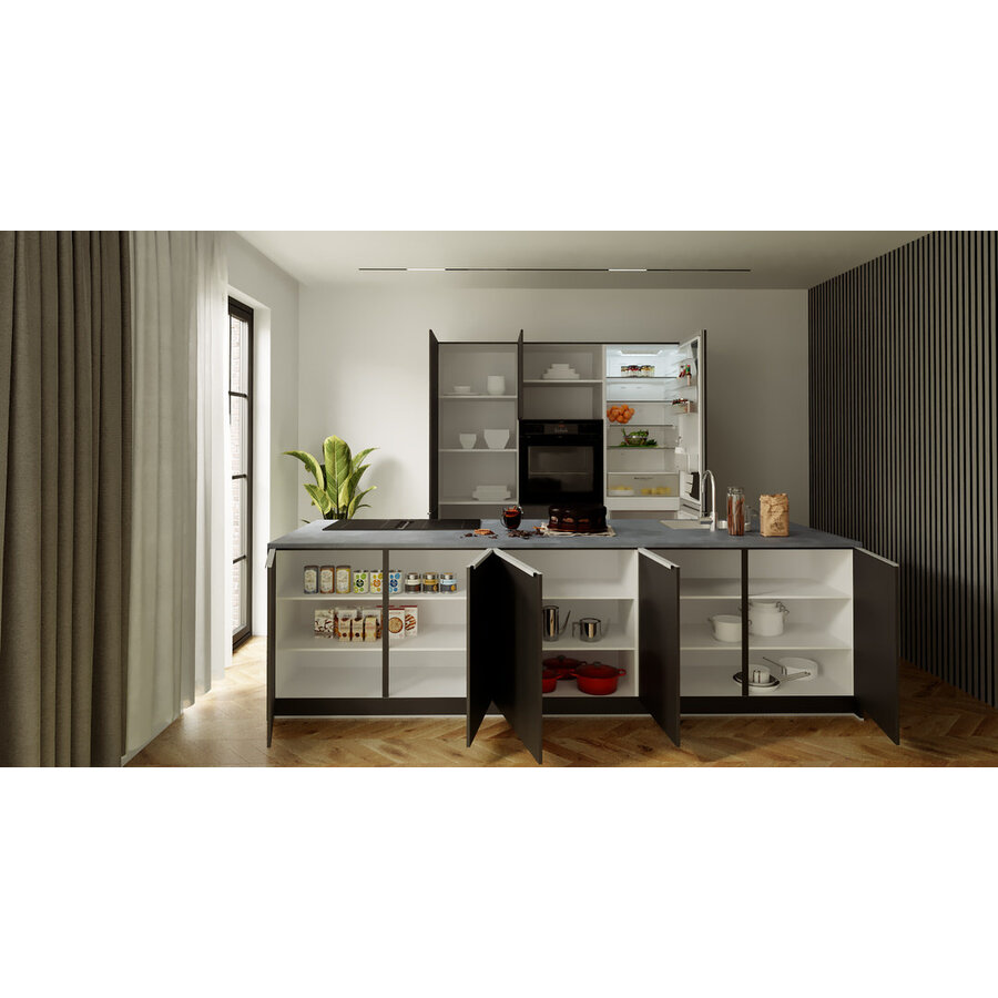 Turin Dragon Eiland Keuken Zwart Turin Dragon Eiland Keuken Zwart