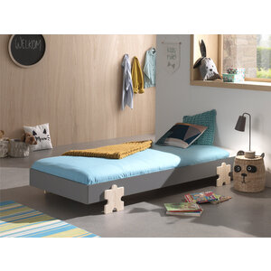 KidsOnly Modulo 90 x 200 cm Bed Grijs Puzzle Poten