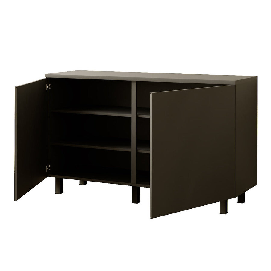 Turin Ayaya 120 cm Dressoir Grafiet Turin Ayaya 120 cm Dressoir Grafiet