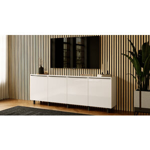 Artego Design Eco Aya 160 cm Dressoir Hoogglans Alpine Wit