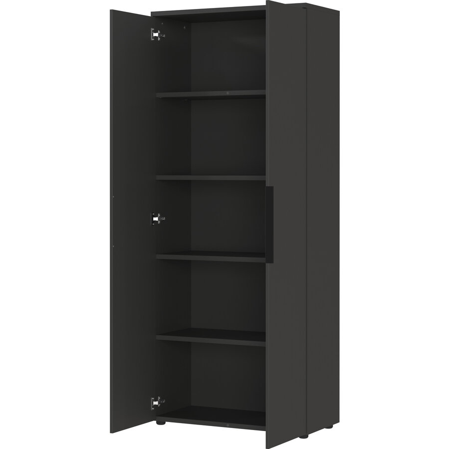 Mailand Grafiet Kantoorkast Hoog 197 cm Mailand Grafiet Kantoorkast Hoog 197 cm