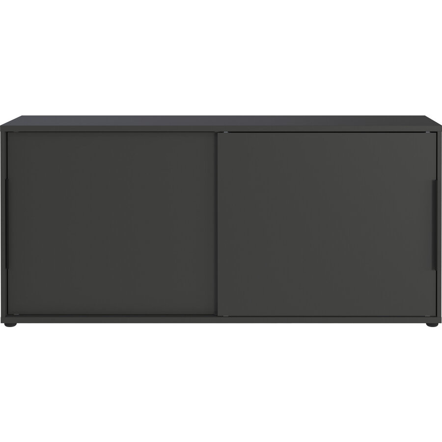 Mailand Grafiet Dressoir met Schuifdeuren