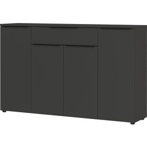 Germania Mailand Grafiet Dressoir 4-Deuren 1-Lade