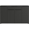 Mailand Grafiet Dressoir 4-Deuren 1-Lade