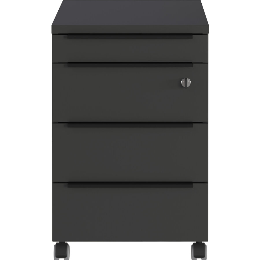 Mailand Grafiet Ladeblok met Slot Mailand Grafiet Ladeblok met Slot