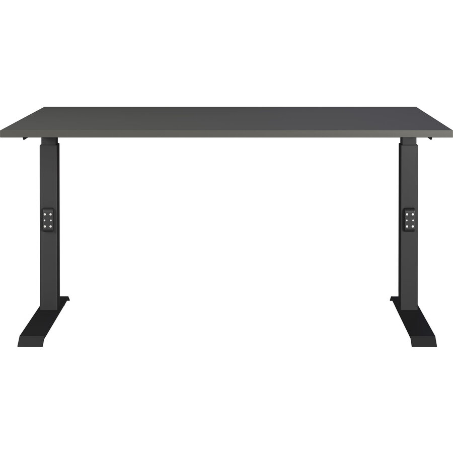 Mailand Grafiet Zit Sta Bureautafel 140 cm