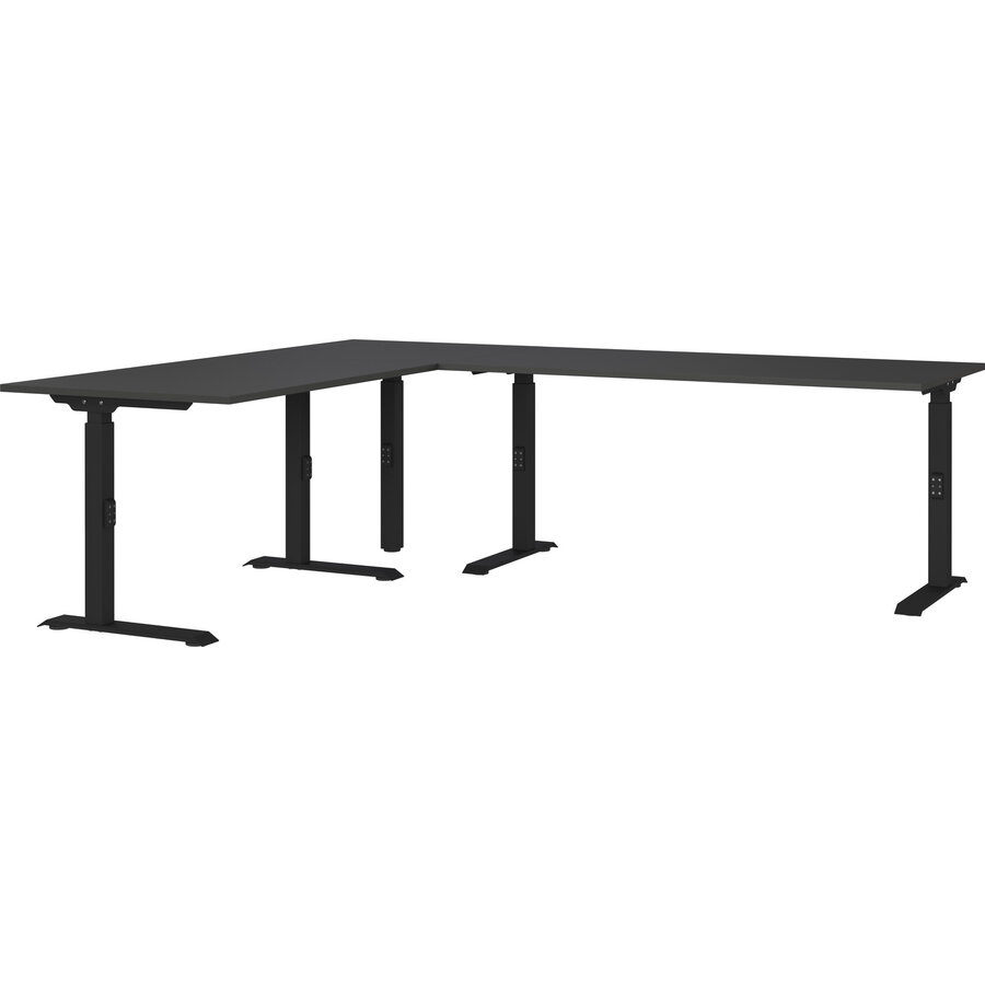 Mailand Grafiet Zit Sta Hoekbureau 240 x 200 cm Mailand Grafiet Zit Sta Hoekbureau 240 x 200 cm