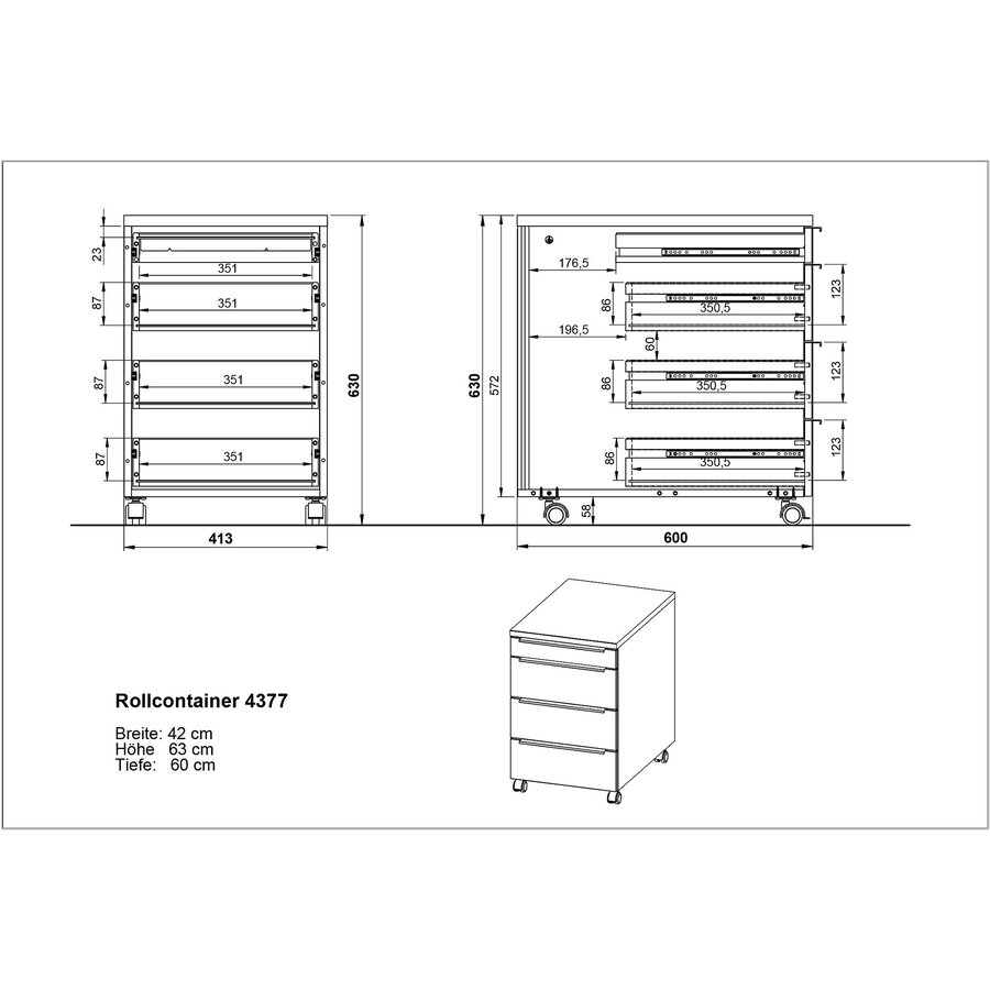 Mailand Taupe Groen Ladeblok Mailand Taupe Groen Ladeblok