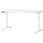 Germania Mailand Wit Elektrische Zit Sta Bureautafel 140 cm Germania Mailand Wit Elektrische Zit Sta Bureautafel 140 cm