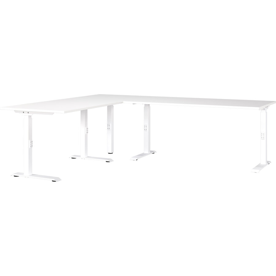 Mailand Wit Zit Sta Hoekbureau 240 x 200 cm Mailand Wit Zit Sta Hoekbureau 240 x 200 cm