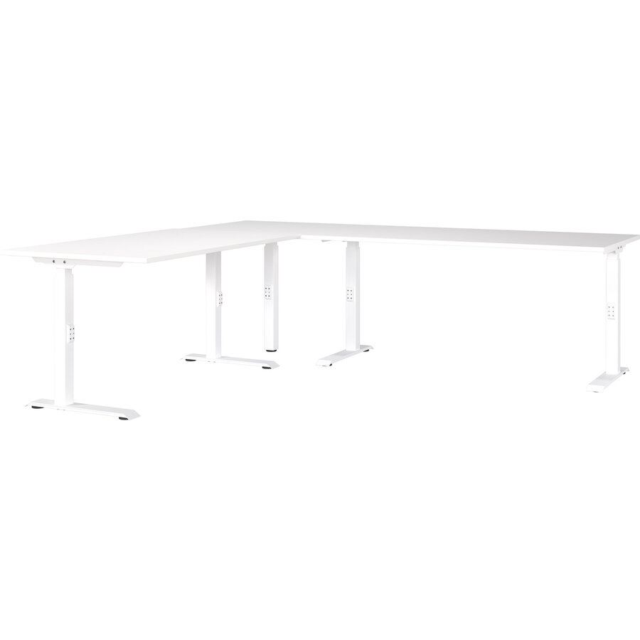 Mailand Wit Zit Sta Hoekbureau 260 x 200 cm Mailand Wit Zit Sta Hoekbureau 260 x 200 cm