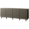 Turin Ayaya 160 cm Dressoir Grafiet