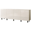 Eco Ayaya 160 cm Dressoir Hoogglans Alpine Wit