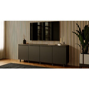 Artego Design Turin Aya 180 cm Dressoir Zwart