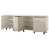 Eco Aya 180 cm Dressoir Hoogglans Alpine Wit